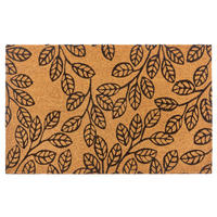 KOKOSMATTE  45/75 cm  Schwarz, Hellbraun  - Hellbraun/Schwarz, Basics, Naturmaterialien/Kunststoff (45/75cm) - Hanse Home