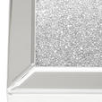BEISTELLTISCH rechteckig Silberfarben  - Silberfarben, Design, Glas/Holzwerkstoff (30,5/30,5/50,5cm) - Xora