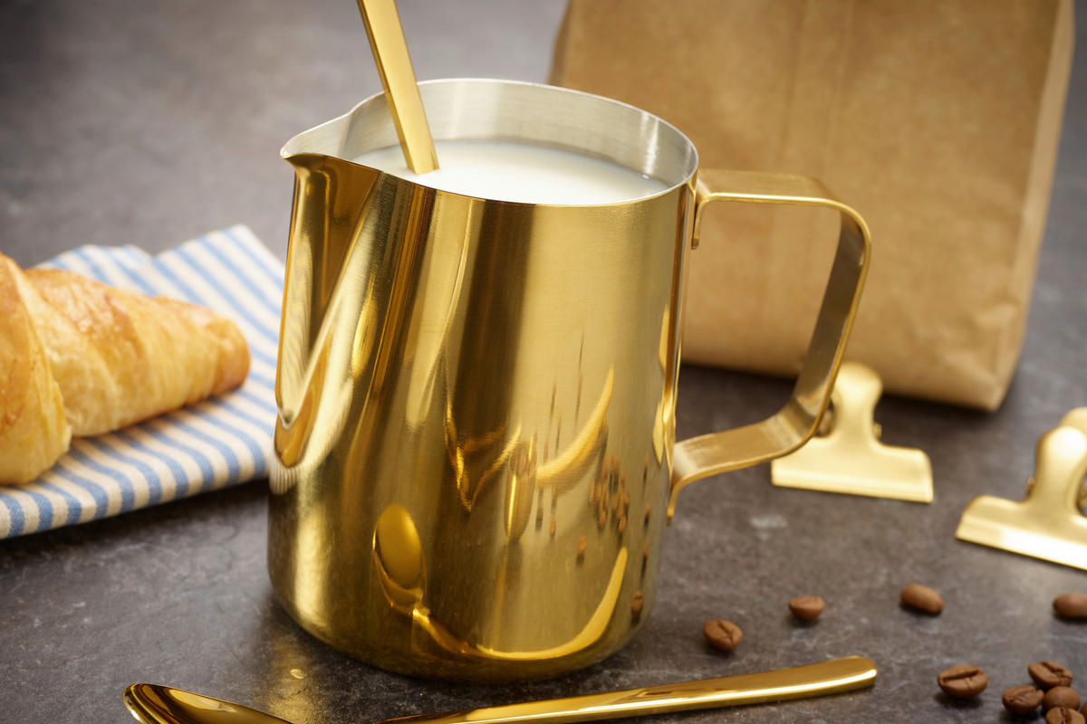 KAFFEESET Goldfarben 23-teilig  - Goldfarben, Basics, Metall - Echtwerk