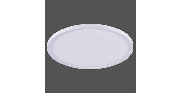 LED-DECKENLEUCHTE 45/6,6 cm   - Weiß, Design, Metall (45/6,6cm) - Novel