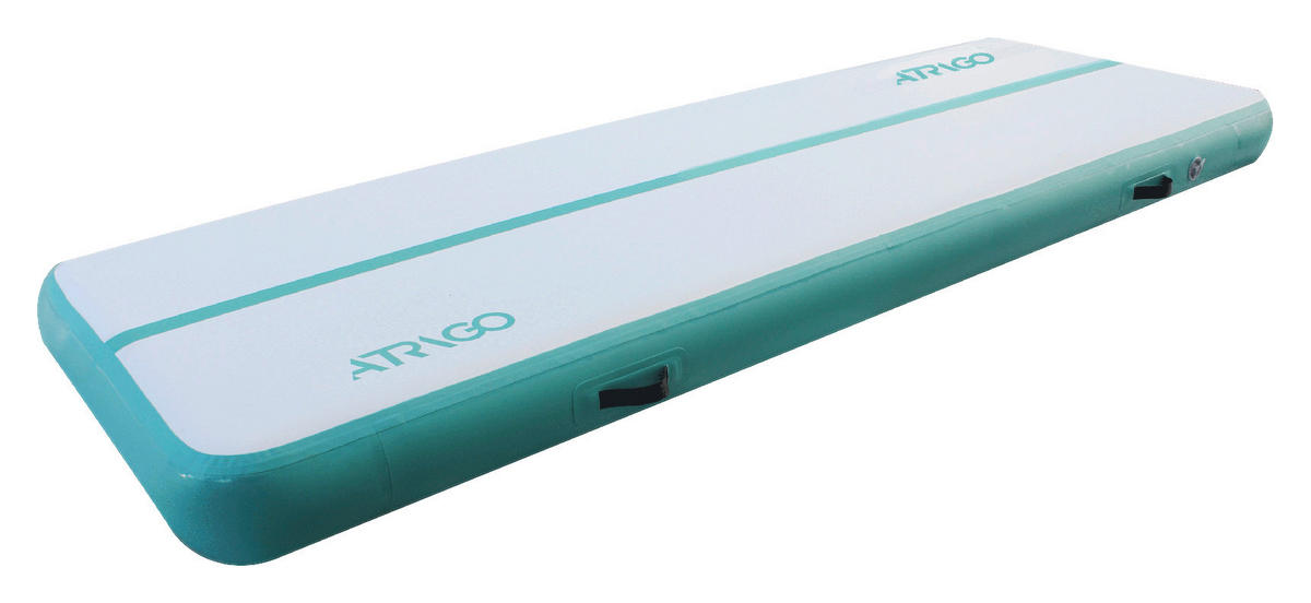 GYMNASTIKMATTE aufblasbar 300/100/20 cm  - Türkis/Weiß, KONVENTIONELL (300/100/20cm) - Atrigo