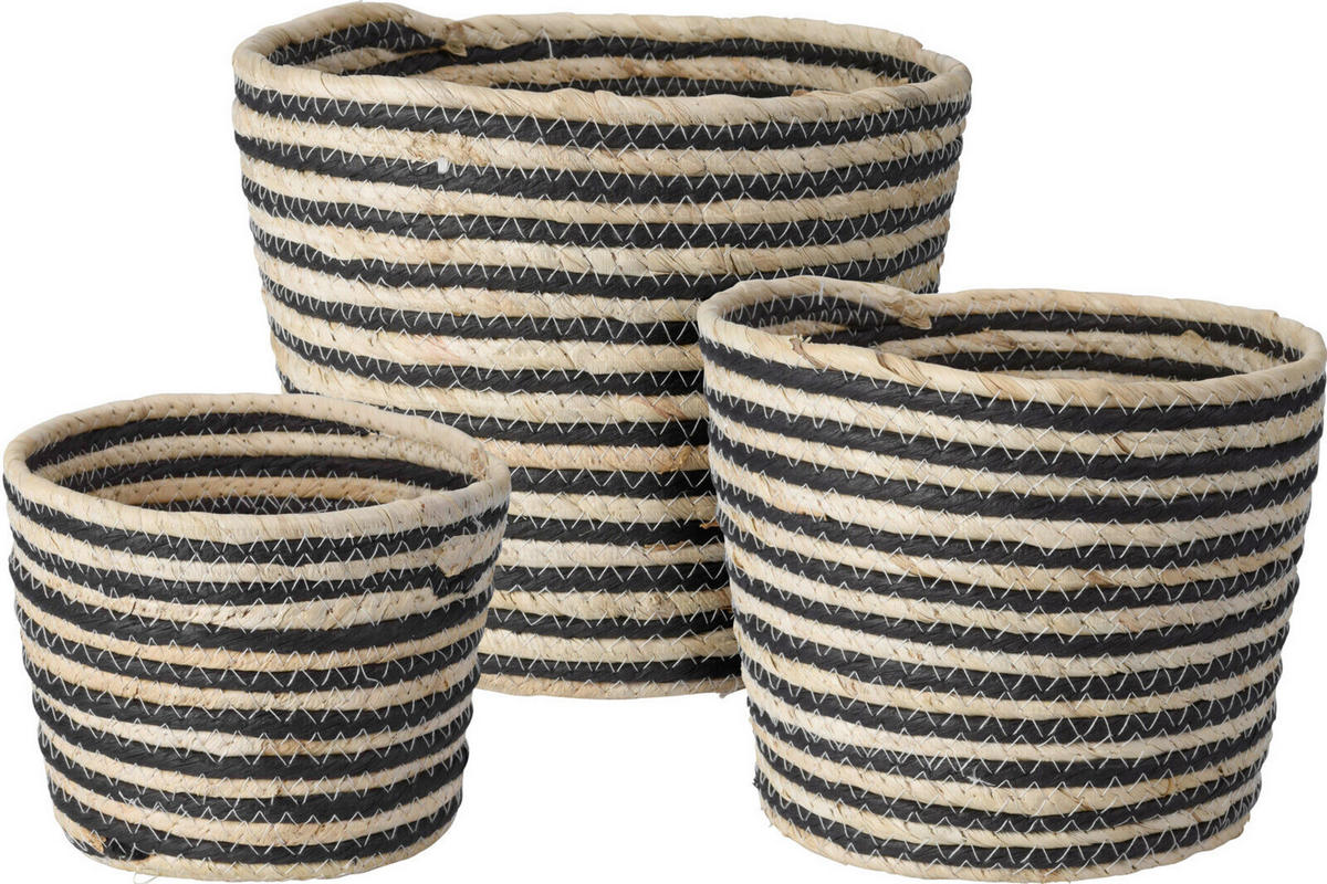 Coș - Basics, materiale naturale (20/20/18cm)