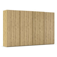 SCHWEBETÜRENSCHRANK 360/223/68 cm 4-türig Eichefarben  - Eichefarben, Design, Holz/Holzwerkstoff (360/223/68cm) - Novel