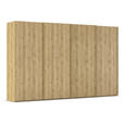 SCHWEBETÜRENSCHRANK 360/223/68 cm 4-türig Eichefarben  - Eichefarben, Design, Holz/Holzwerkstoff (360/223/68cm) - Novel