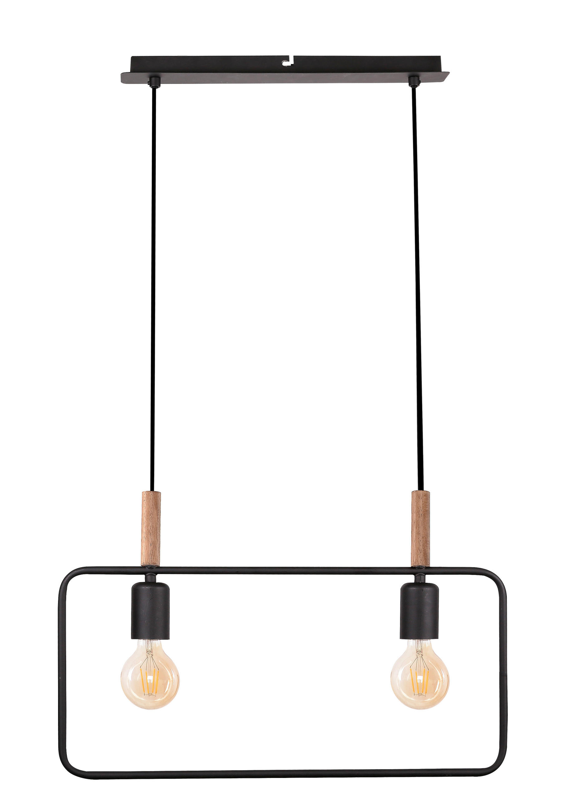 HÄNGLAMPA 50/6/110 cm  - svart, Design, metall (50/6/110cm)