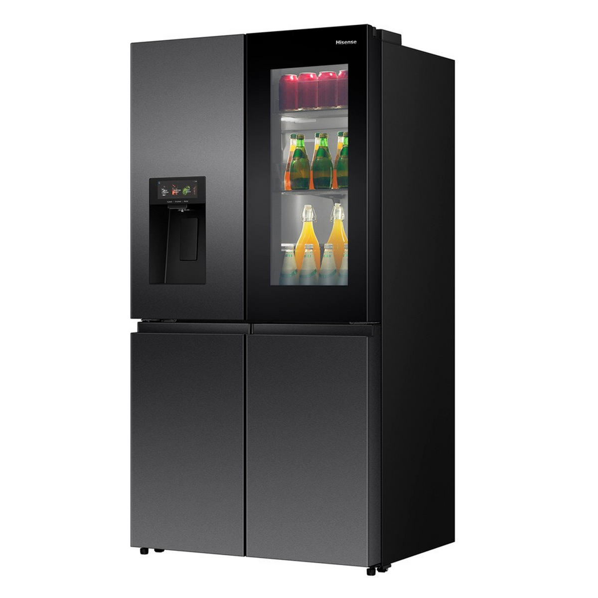 FRENCH-DOOR 91,4/179/73 cm RQ600P7SKE  - Schwarz, Trend (91,4/179/73cm) - Hisense