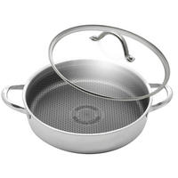 SERVIERPFANNE Relief Evolution Keramikbeschichtung 28 cm  - Silberfarben, Basics, Metall (28cm) - ELO