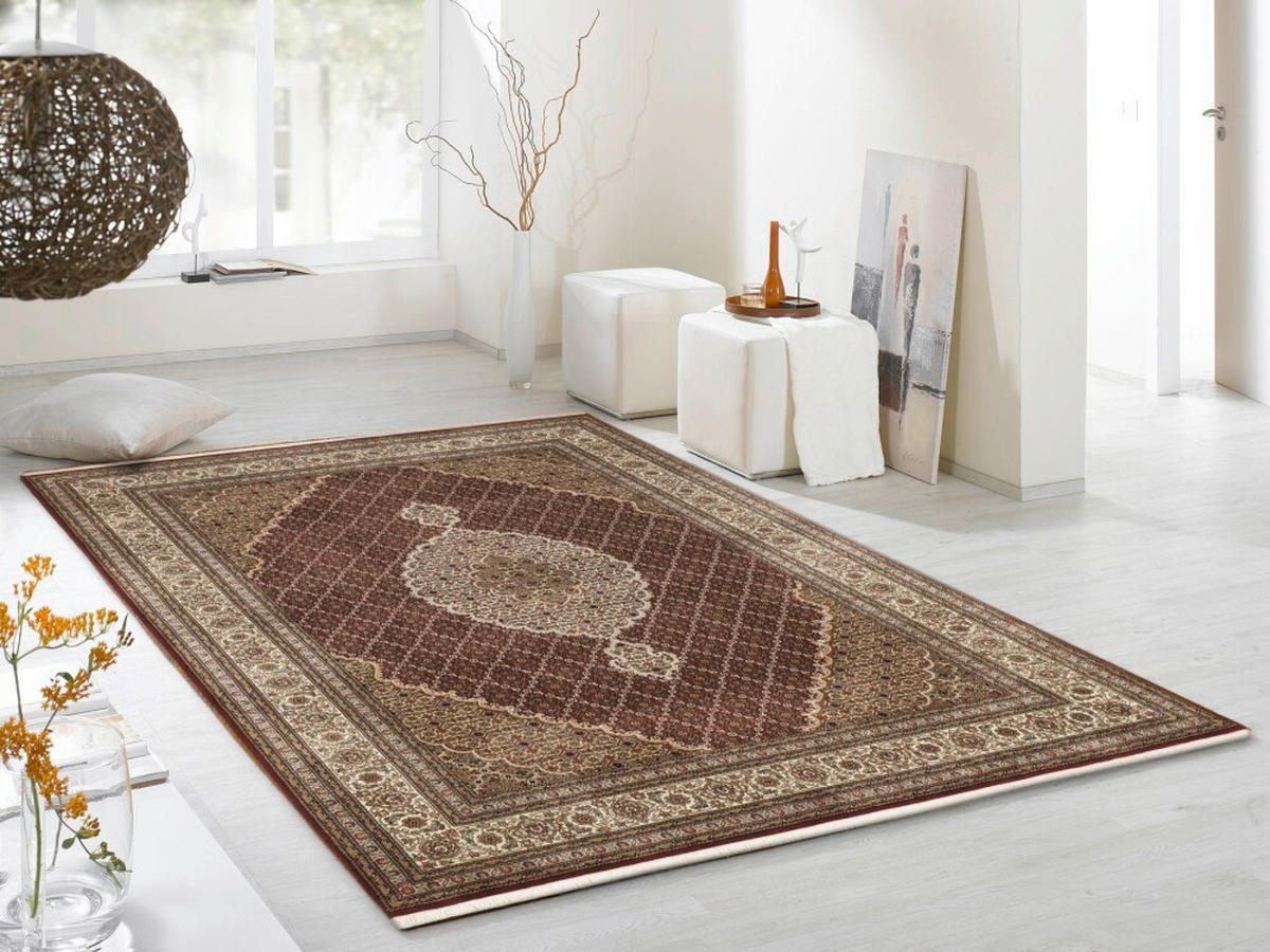 LÄUFER 80/300 cm Cavari Mahi  - Rot/Creme, Basics, Textil (80/300cm) - Cazaris