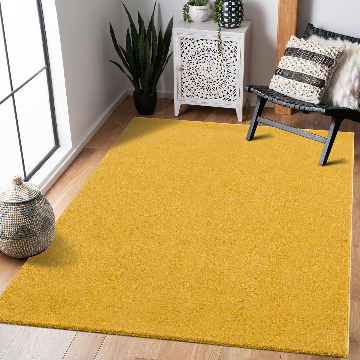 TKANI TEPIH 200/290 cm   žuta  Uni  - žuta, Lifestyle, tekstil/plastika (200/290cm)