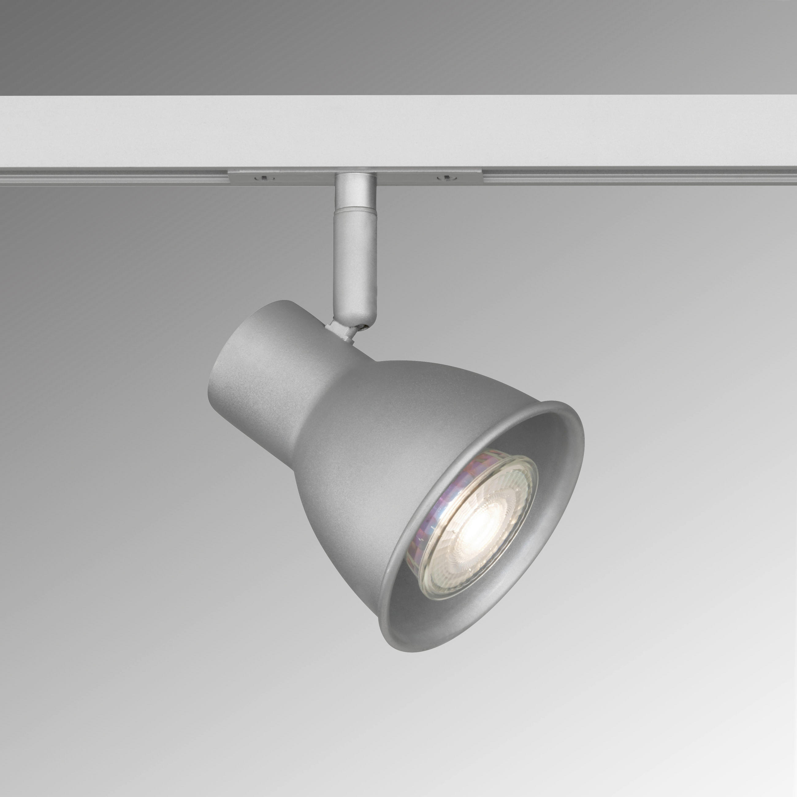 LED-DECKENLEUCHTE 8,5/17 cm   - Silberfarben, Design, Metall (8,5/17cm) - Fischer & Honsel