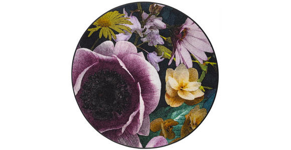 FLACHWEBETEPPICH 115/115 cm Anemone  - Multicolor, KONVENTIONELL, Kunststoff/Textil (115/115cm) - Esposa