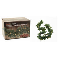 GIRLANDE Metall, Kunststoff  - Dunkelgrün, Basics, Kunststoff/Metall (15/270cm)