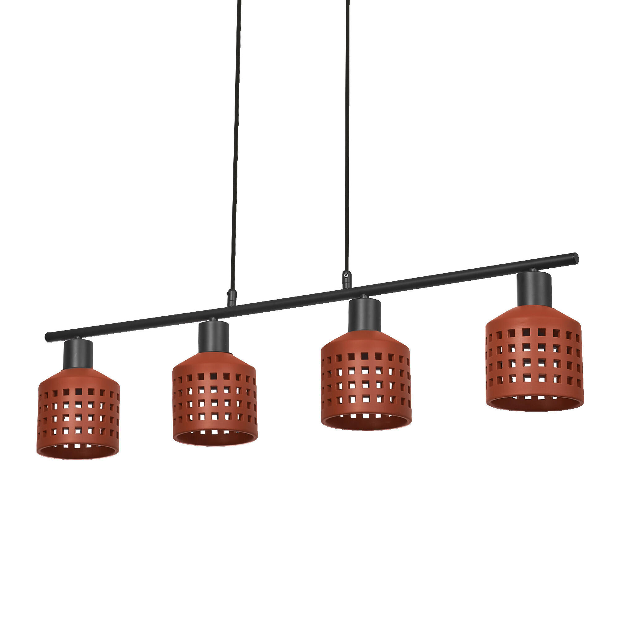 PENDELLEUCHTE 90,5/12,5/150 cm   - Braun, Basics, Stein/Metall (90,5/12,5/150cm) - Ledvance