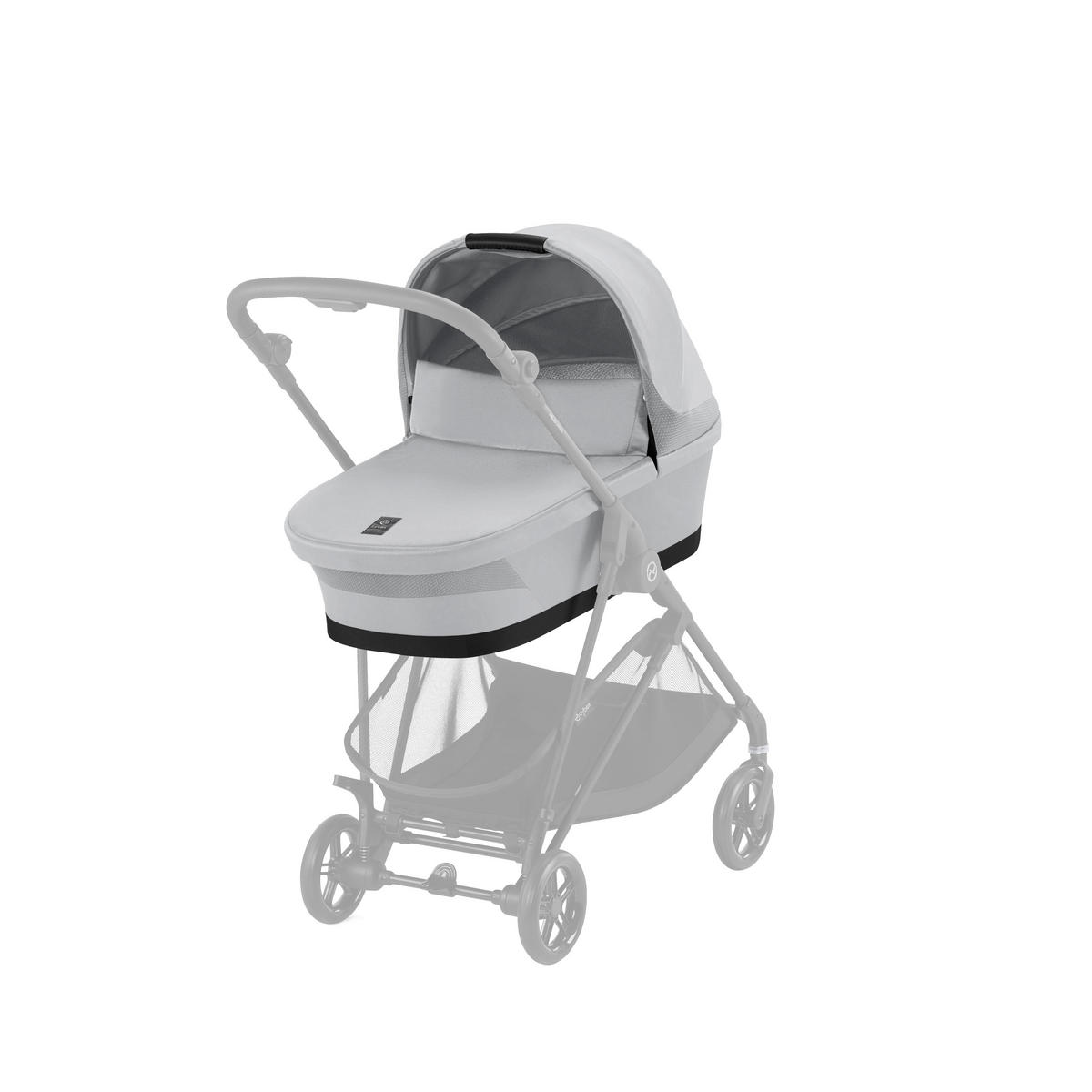 LIEGEWANNE MELIO COT - Hellgrau, Basics, Textil (84.5/33/20cm) - Cybex