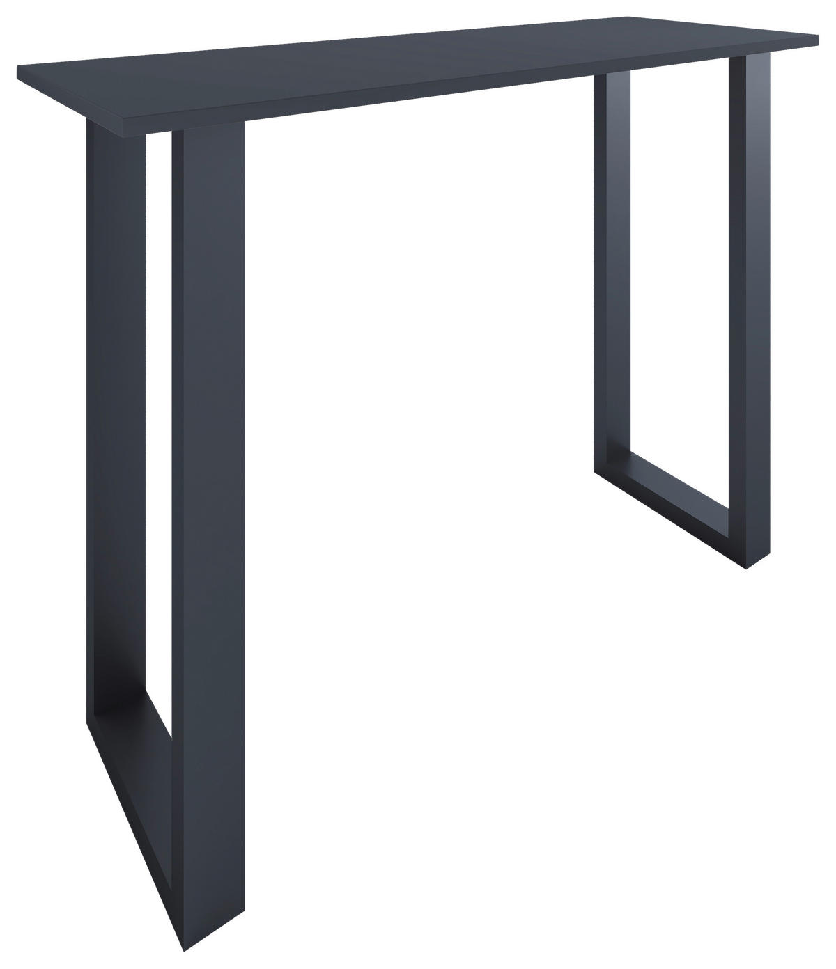 BARBORD i metall, trämaterial  140/50/102 cm  - svart/antracit, Klassisk, metall/trämaterial (140/50/102cm)