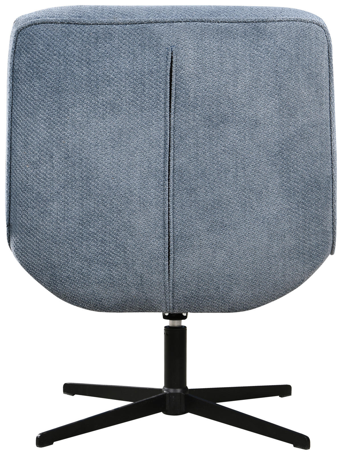 SESSEL in Struktur Blaugrau  - Blaugrau/Schwarz, Design, Holz/Textil (71/83/79cm) - Carryhome