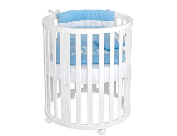 OTROŠKA POSTELJICA GROW bukev 67/87/126 cm bela  - bela, Basics, les (67/87/126cm)