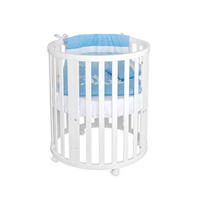 KREVETAC  GROW  - bela, Osnovno, drvo (67/87/126cm)