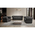 CHESTERFIELD-SESSEL - Wengefarben/Dunkelgrau, LIFESTYLE, Holz/Textil (115/76,5/96cm) - Landscape
