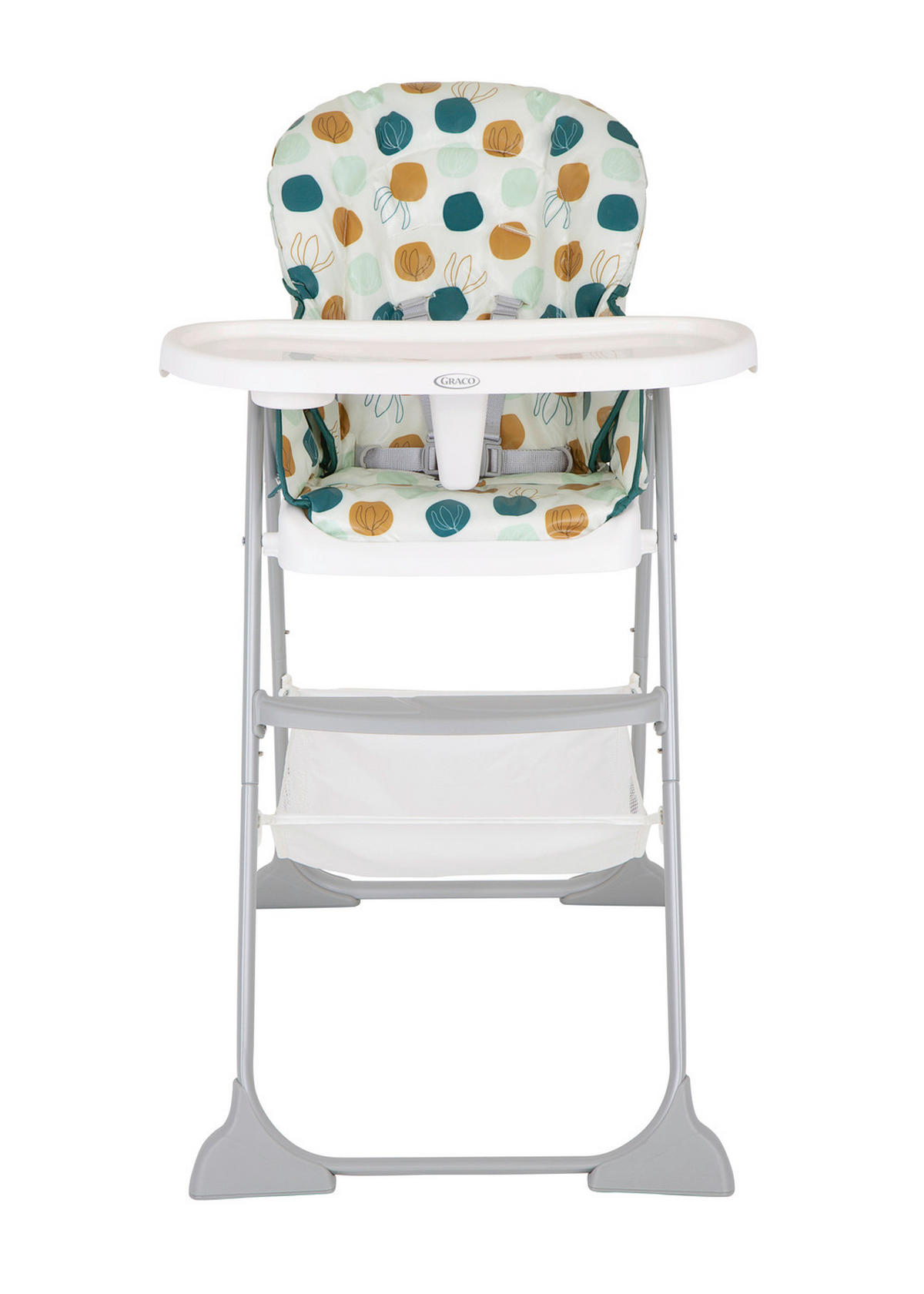 KOMBIHOCHSTUHL SnackEase Multicolor Organze  - Multicolor, Basics, Kunststoff (61,2/103/86cm) - Graco