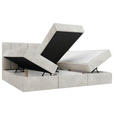 FAMILIENBETT - Beige/Schwarz, Design, Holzwerkstoff/Kunststoff (270/200cm) - Esposa