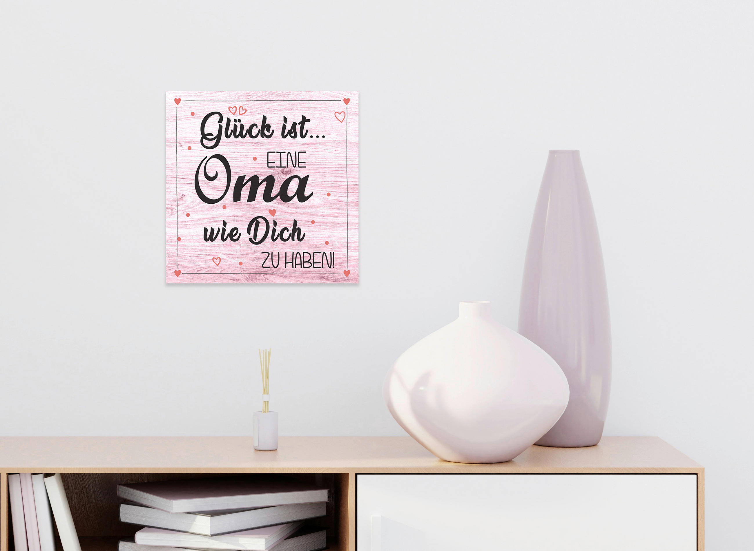 DEKOPANEEL Text 20/20 cm  - Multicolor, Basics, Holz (20/20cm) - Euroart