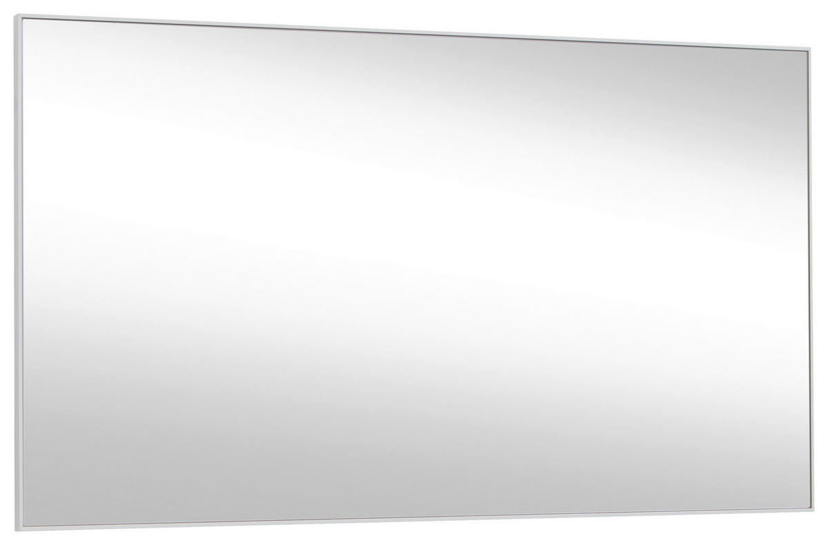 GARDEROBE 6-teilig  in 260/195/31 cm  - Weiss, Design, Glas/Holz (260/195/31cm)