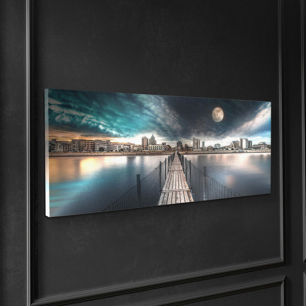 LEINWANDBILD Landschaft & Natur 150/60 cm  - Multicolor, Basics, Holz/Textil (150/60cm)