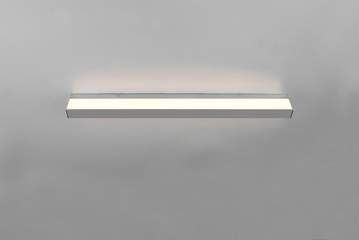 BADEZIMMER-WANDLEUCHTE   - Chromfarben/Weiß, Basics, Kunststoff/Metall (3,6/90/8cm) - Trio Leuchten