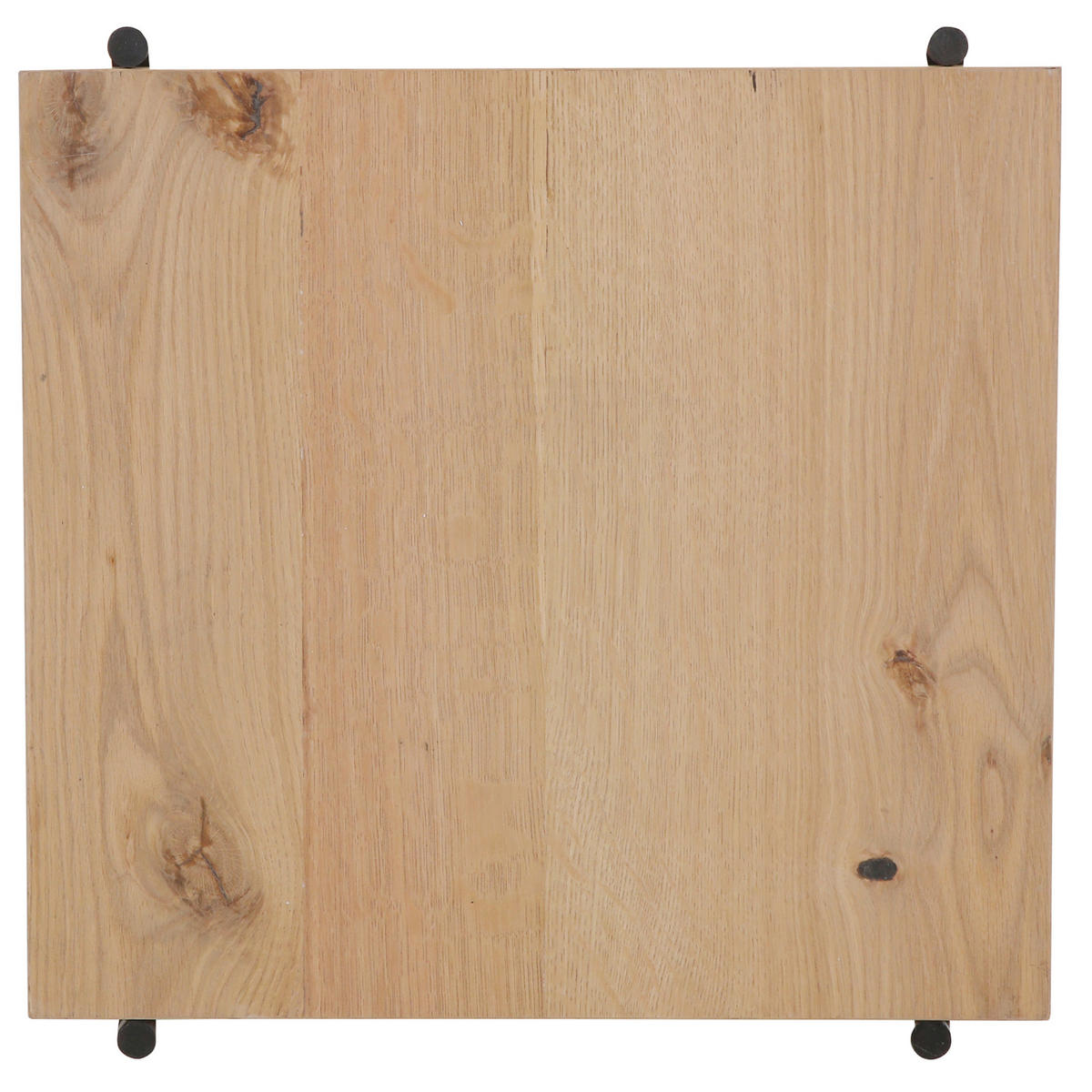 BEISTELLTISCH 40/40/60 cm Eiche furniert Eichefarben, Schwarz rechteckig  - Eichefarben/Schwarz, Design, Holz/Holzwerkstoff (40/40/60cm) - Landscape