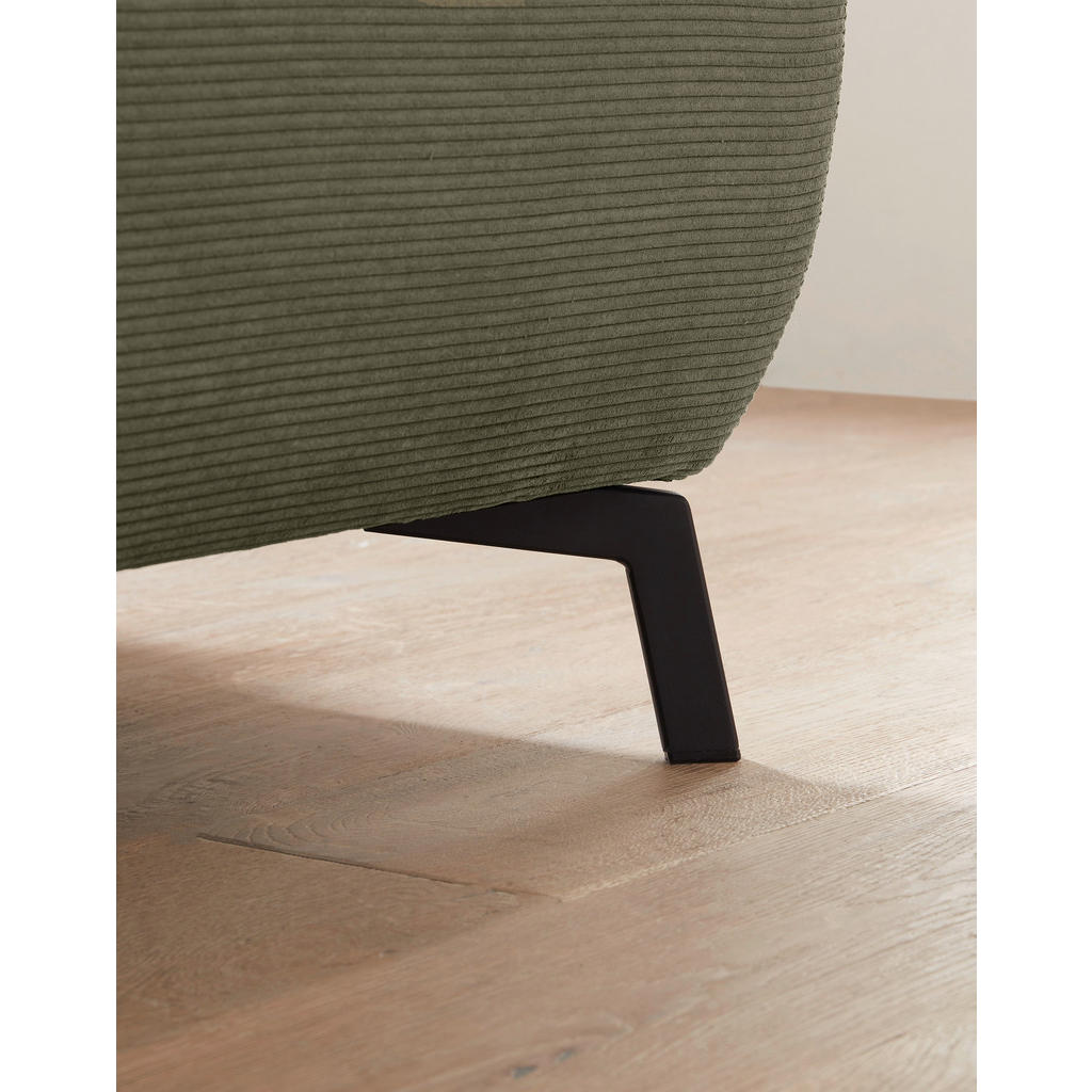 Thumbnail - Pure Home Lifestyle Ecksofa, Olivgrün, Textil, 3-Sitzer, L-Form, 294x172-177 cm, Typenauswahl, Fußauswahl, Lederauswahl,...
