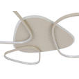 LED-DECKENLEUCHTE Alvia 102,5/72,5/5 cm  - Sandfarben, Design, Kunststoff/Metall (102,5/72,5/5cm) - Novel