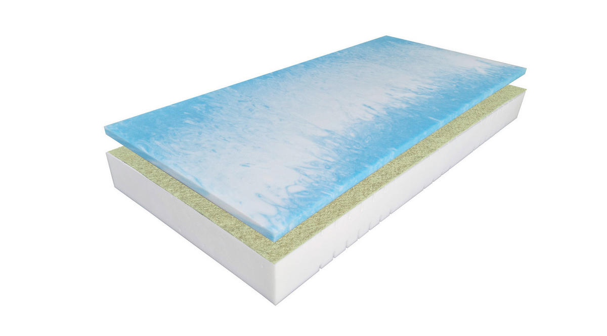MATRATZE HempySleep® 200/100 cm Höhe ca. 23 cm  - Textil (200/100cm)