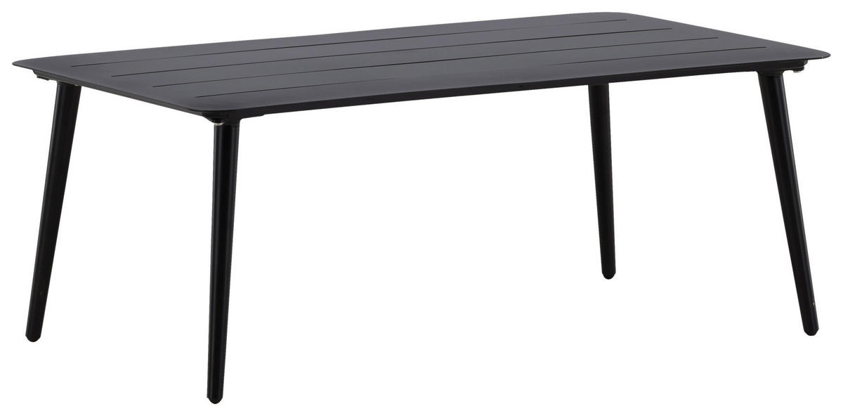 LOUNGEBORD  - svart, Klassisk, metall (100/60/40cm) - Gardenson