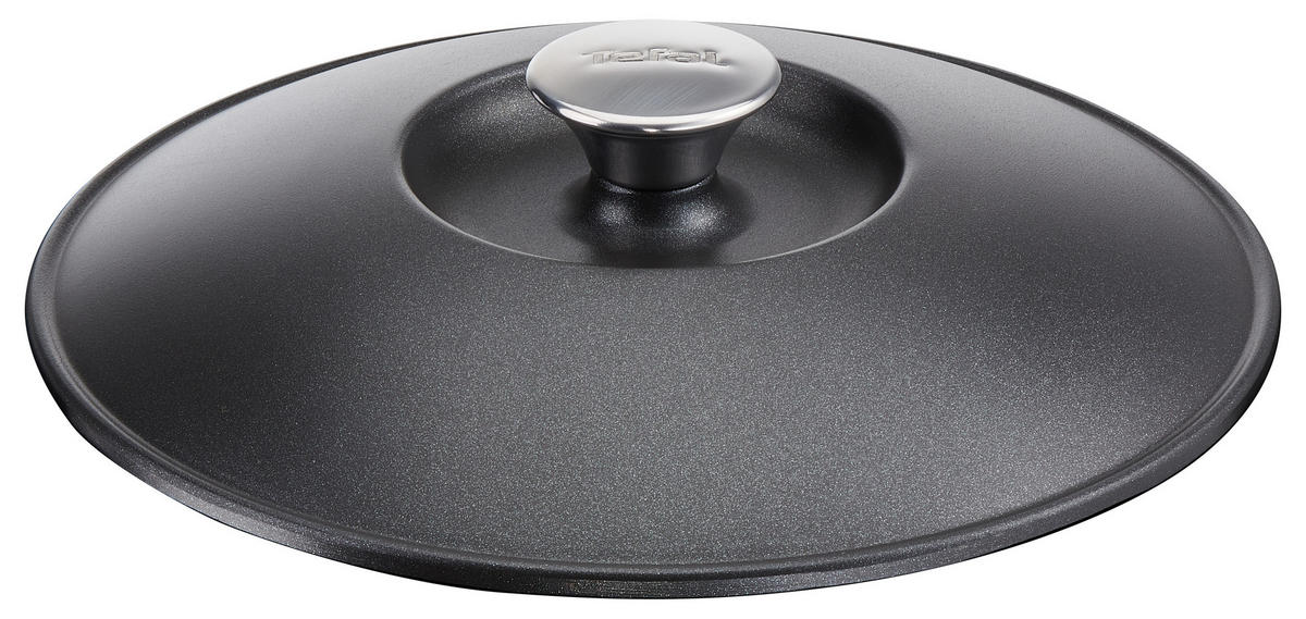 KOCHTOPF TRATTORIA 6,7 L  - Edelstahlfarben/Schwarz, Basics, Metall (34,5/30/14,5cm) - Tefal