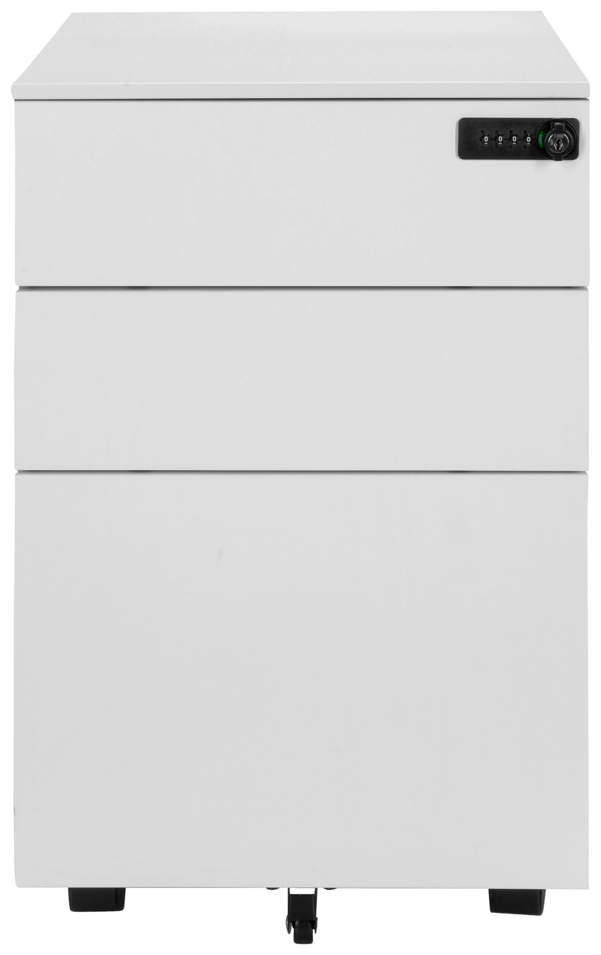 RULLHURTS 39/60/50 cm  - vit, Modern, metall/plast (39/60/50cm) - MID.YOU