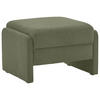 HOCKER in Textil Grün  - Schwarz/Grün, MODERN, Kunststoff/Textil (70/47/60cm) - Pure Home Comfort