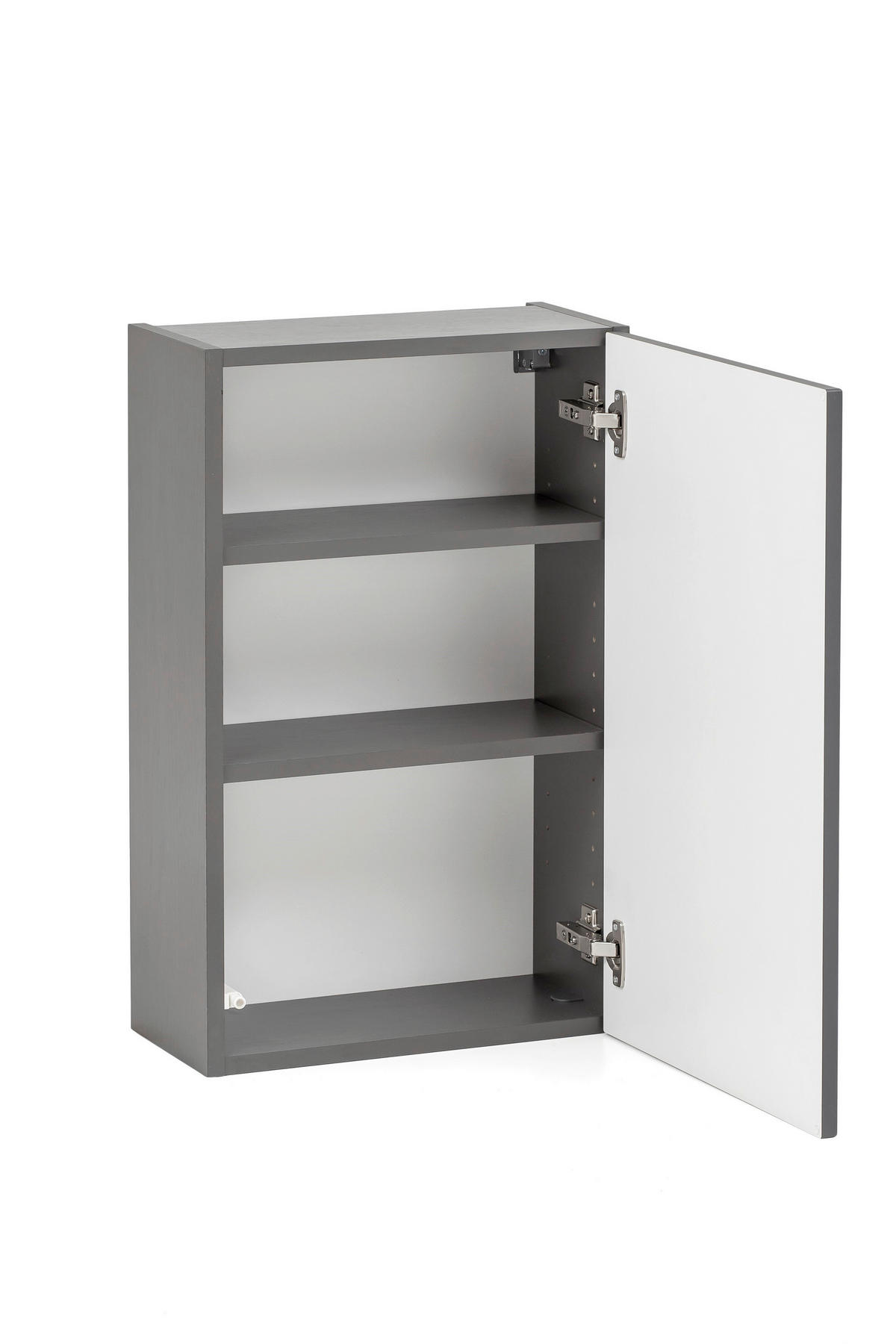 HÄNGESCHRANK 40/64/20 cm  - Graphitfarben/Grau, Natur, Holzwerkstoff (40/64/20cm) - Xora