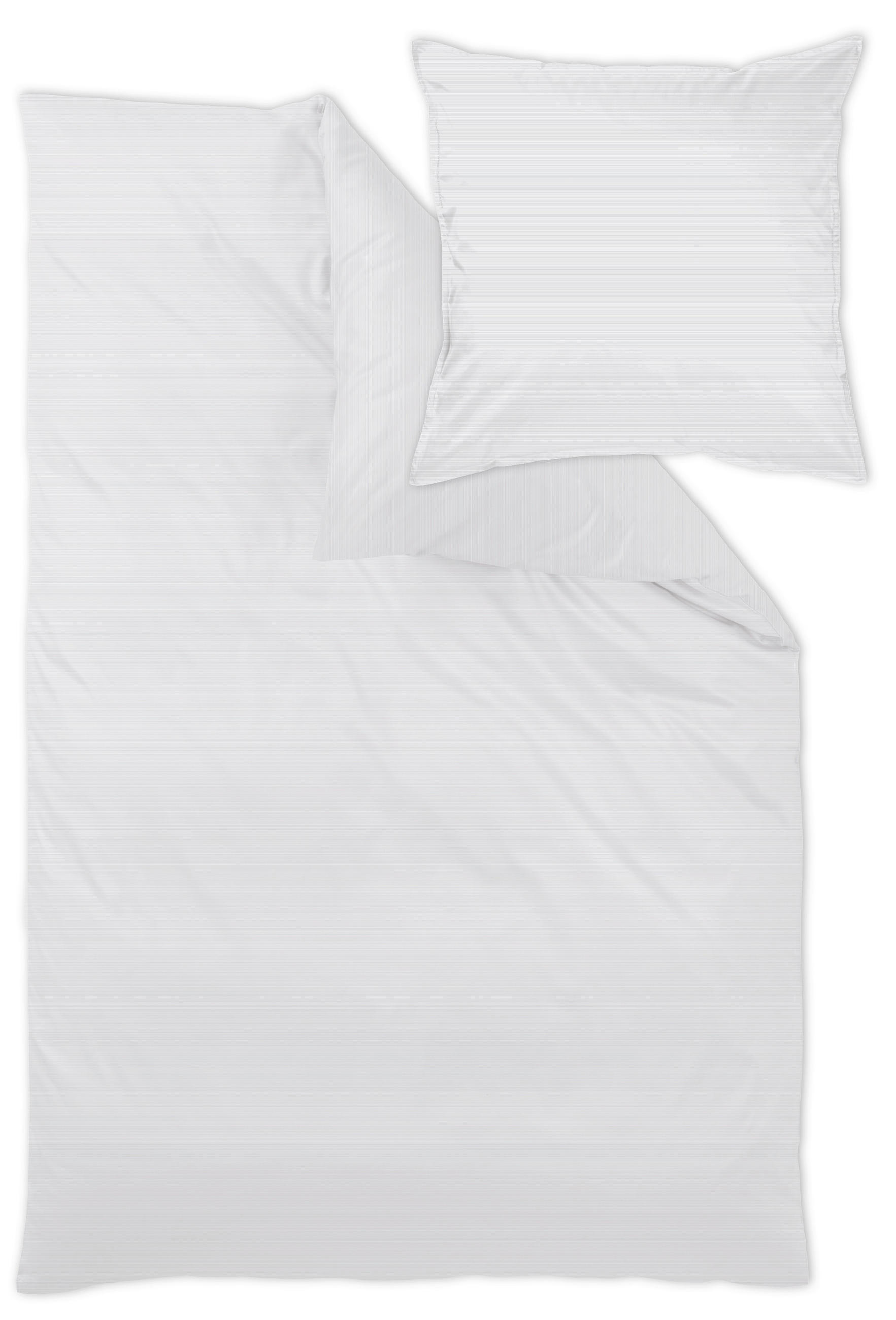 POSTELJNINA BENTE 140/200 cm damast bela  - bela, Konvencionalno, tekstil (140/200cm) - Curt Bauer