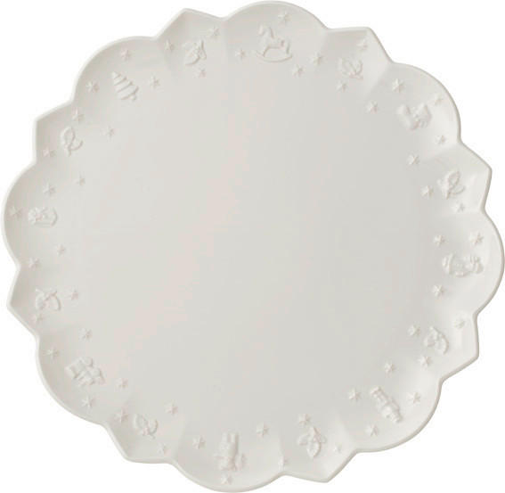 KROŽNIK - bela, Design, keramika (35cm) - Villeroy & Boch