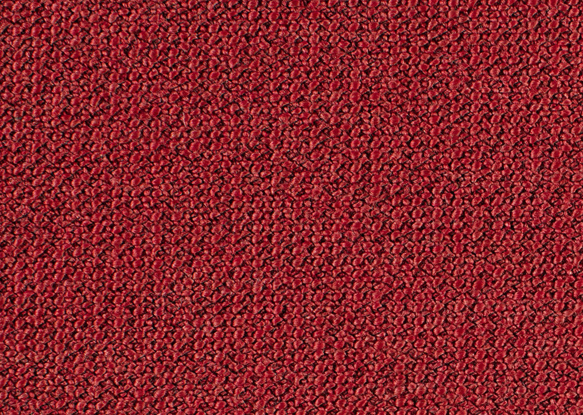 ECKSOFA in Flachgewebe Rot  - Anthrazit/Rot, Design, Textil/Metall (280/165cm) - Johann Jakob
