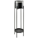 PFLANZENTOPF 28,5/110 cm  - Silberfarben, Trend, Metall (28,5/110cm) - Ambia Home