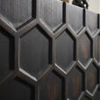 SIDEBOARD  200/80/40 cm  - Schwarzbraun/Schwarz, LIFESTYLE, Holz/Metall (200/80/40cm) - Landscape