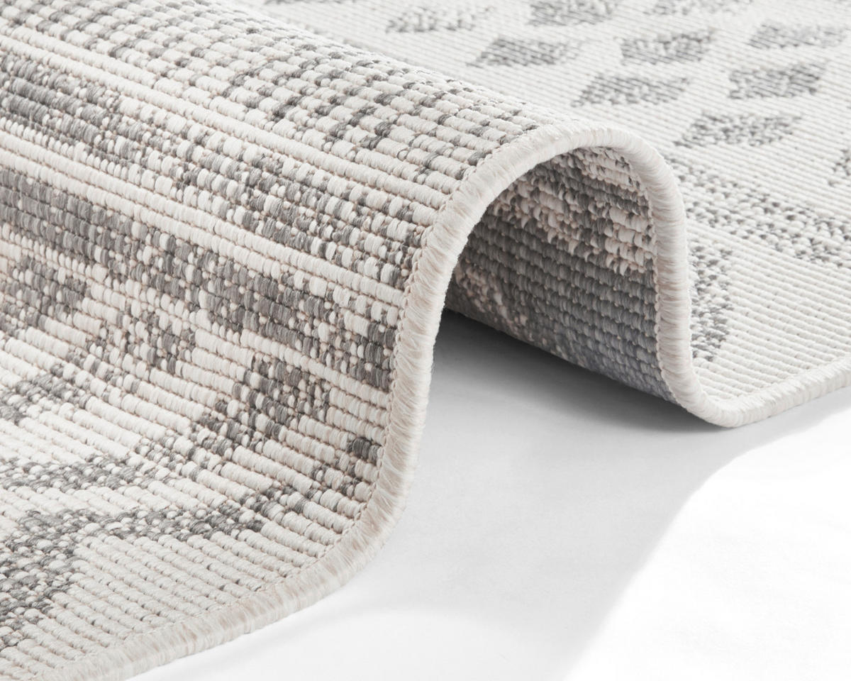 OUTDOORTEPPICH 120/170 cm Twin Supreme Creme, Grau  - Creme/Grau, Design, Kunststoff (120/170cm)