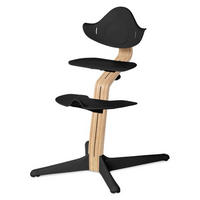 STOKKE NOMI STUHL NOMI  - Buchefarben/Schwarz, Trend, Holz (52/59/83,5cm) - Stokke