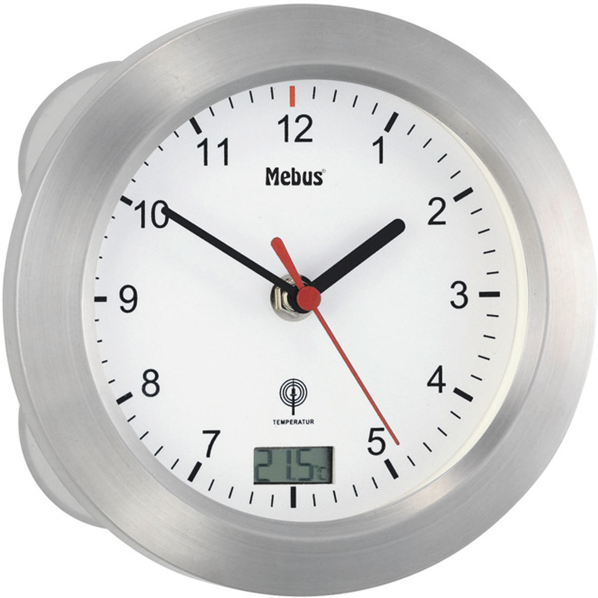 WANDUHR  Silberfarben 17 cm  - Silberfarben, Basics, Metall (17cm)