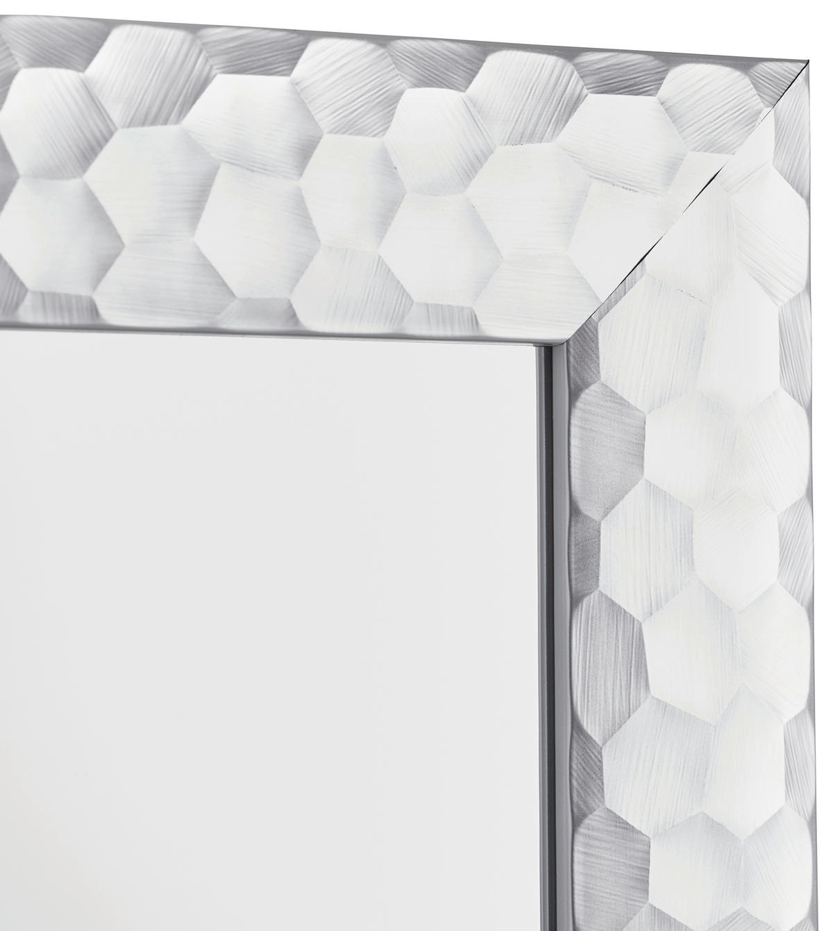 OGLEDALO ZIDNO  55/70/2 cm     - srebrne boje, Design, staklo/drvni materijal (55/70/2cm) - Xora