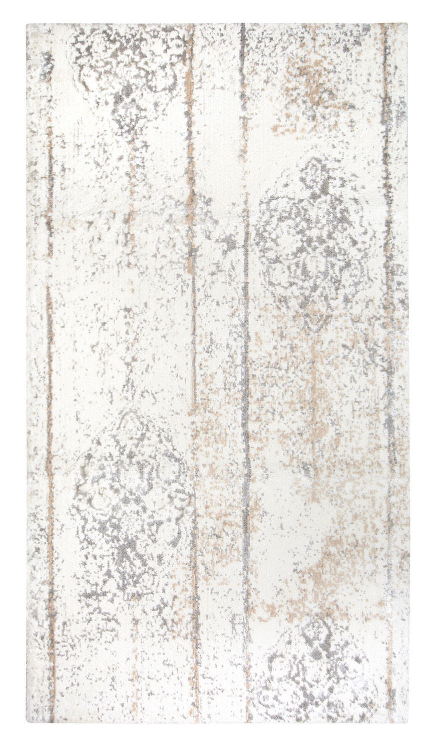 KOPALNIŠKA PREPROGA BEGUM  naravne barve, srebrne barve, bež 60/100 cm  - srebrne barve/naravne barve, Konvencionalno, tekstil (60/100cm) - Esposa