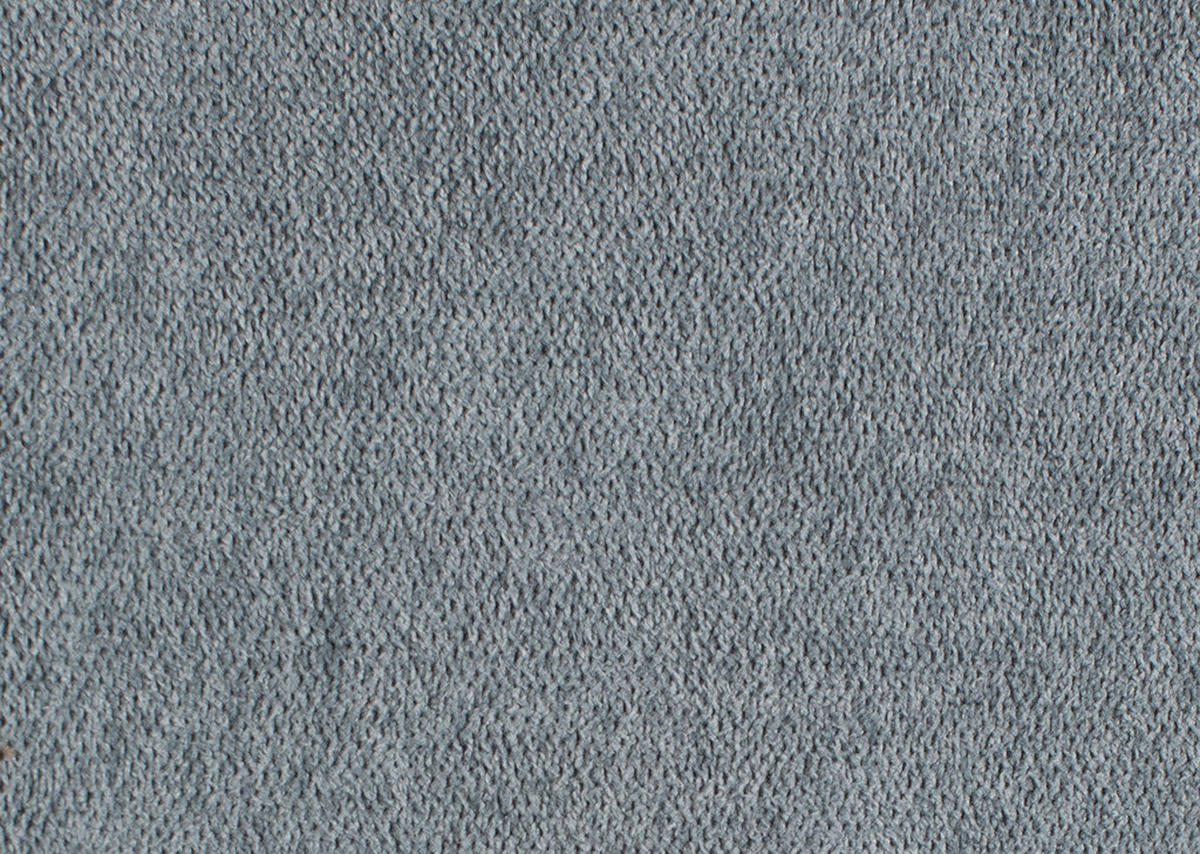 ECKSOFA in Chenille, Mikrofaser Blaugrau  - Blaugrau/Schwarz, Design, Textil/Metall (157/299cm) - Dieter Knoll