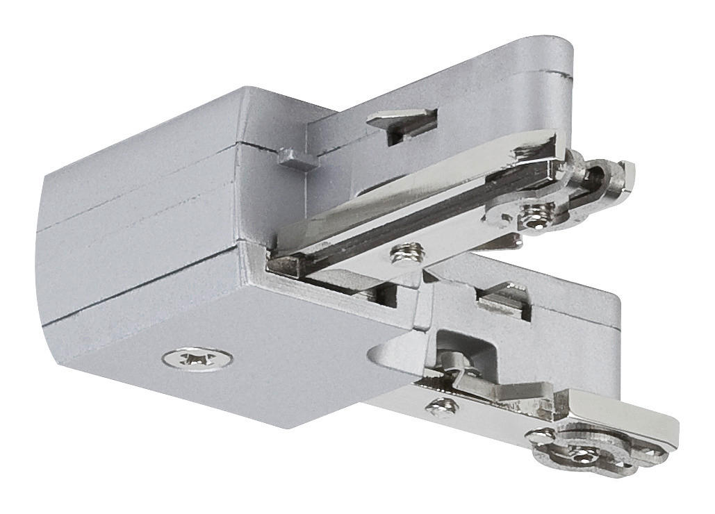 SCHIENENSYSTEM-VERBINDER URail - Chromfarben, Basics, Metall (6,2/1,8/6,2cm) - Paulmann